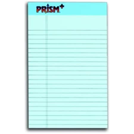 Tops Prism and Legal Pad jr. legal rule blue perforated rigid back 50 SH per PD 12 PD per PK 63020